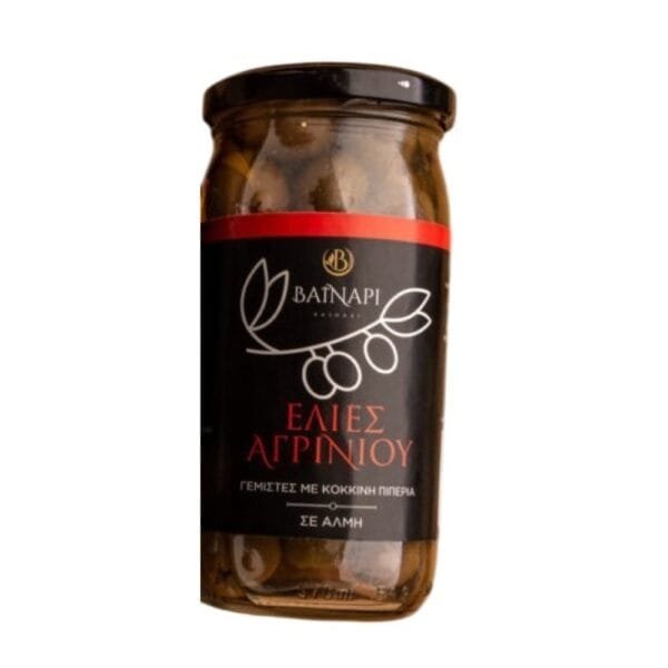 Eλιές Αγρινίου Γεμιστές με Πιπεριά σε Βάζο 370gr