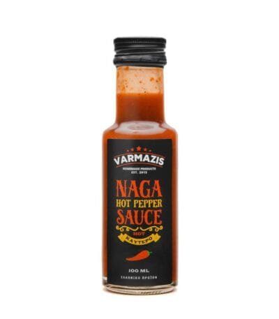 Varmazis Naga Hot Pepper Sauce (Σάλτσα Καυτερής Πιπεριάς) 250ml